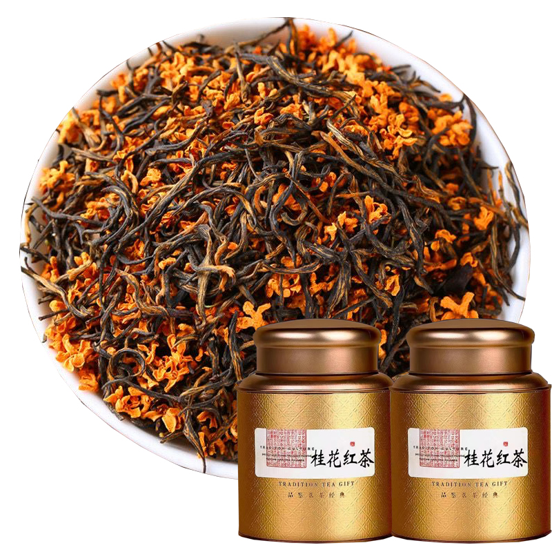 【支持试喝】桂花红茶2026新茶桂花金骏眉桂花小种浓香型花香蜜香 到手价¥28.00